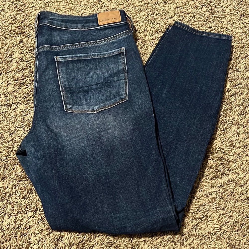 American eagle jeans, hi-rise jegging, size 14
